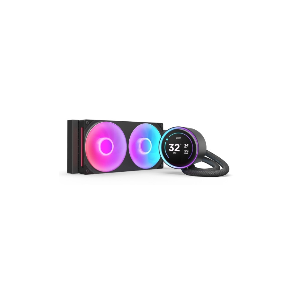 Produktbild för NZXT Kraken Elite 240 RGB - kylsystem med vätska till processorn - med LCD-display