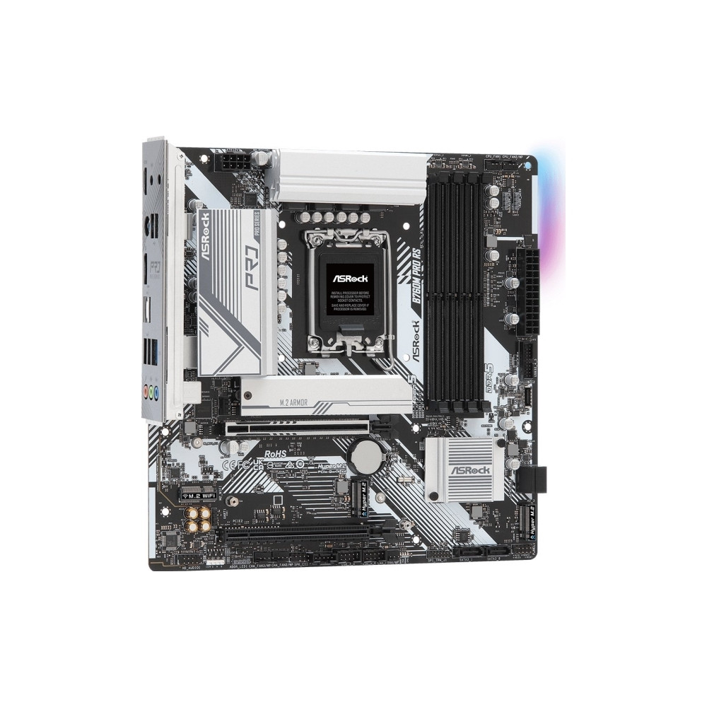 Produktbild för ASRock B760M PRO RS/D5 - moderkort - micro ATX - LGA1700-uttag - B760