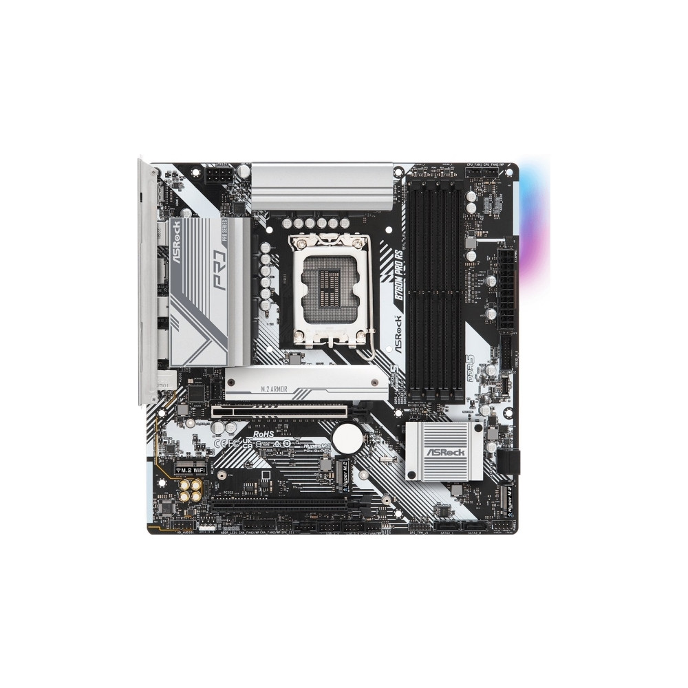 Produktbild för ASRock B760M PRO RS/D5 - moderkort - micro ATX - LGA1700-uttag - B760