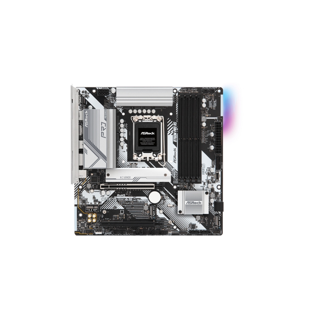 Produktbild för ASRock B760M PRO RS/D5 - moderkort - micro ATX - LGA1700-uttag - B760