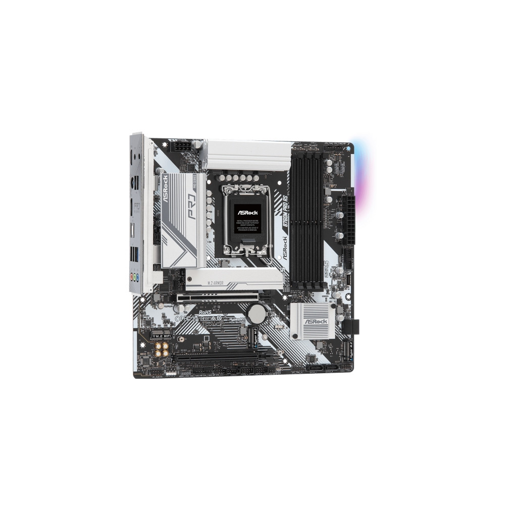 Produktbild för ASRock B760M PRO RS/D5 - moderkort - micro ATX - LGA1700-uttag - B760