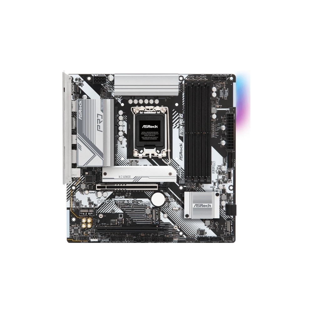 Produktbild för ASRock B760M PRO RS/D5 - moderkort - micro ATX - LGA1700-uttag - B760
