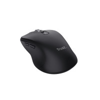 Produktbild för Trust Ferro - mus - hyperscroll, multi-device - 2.4 GHz, Bluetooth - svart