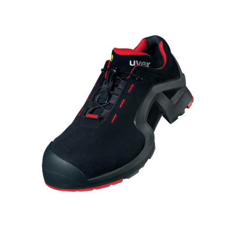 Uvex Uvex 8516341, Unisex, Vuxen, Säkerhetsskor, Svart, Röd, ESD,...