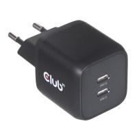 Produktbild för Club 3D CAC-1909 strömadapter - PPS- och GaN-teknik - 2 x USB-C - 45 watt