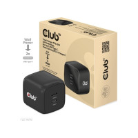 Produktbild för Club 3D CAC-1909 strömadapter - PPS- och GaN-teknik - 2 x USB-C - 45 watt