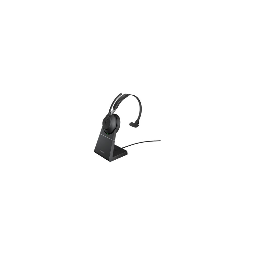 Produktbild för Jabra Evolve2 65 MS Mono - headset - USB-A - med laddningsställ