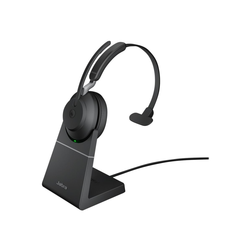 Produktbild för Jabra Evolve2 65 MS Mono - headset - USB-A - med laddningsställ