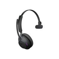 Produktbild för Jabra Evolve2 65 MS Mono - headset - USB-A - med laddningsställ