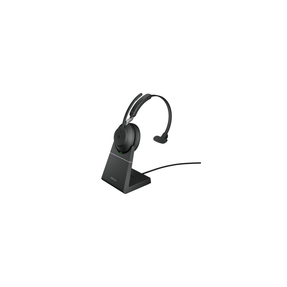 Produktbild för Jabra Evolve2 65 MS Mono - headset - USB-A - med laddningsställ