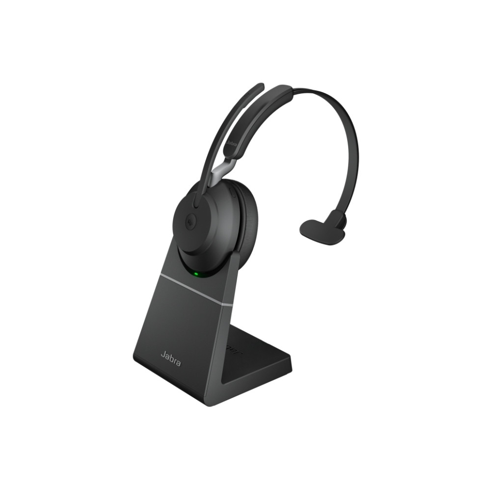Produktbild för Jabra Evolve2 65 MS Mono - headset - USB-A - med laddningsställ