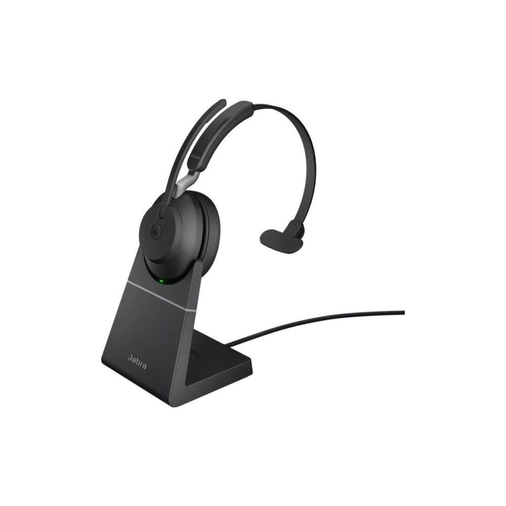 Produktbild för Jabra Evolve2 65 MS Mono - headset - USB-A - med laddningsställ