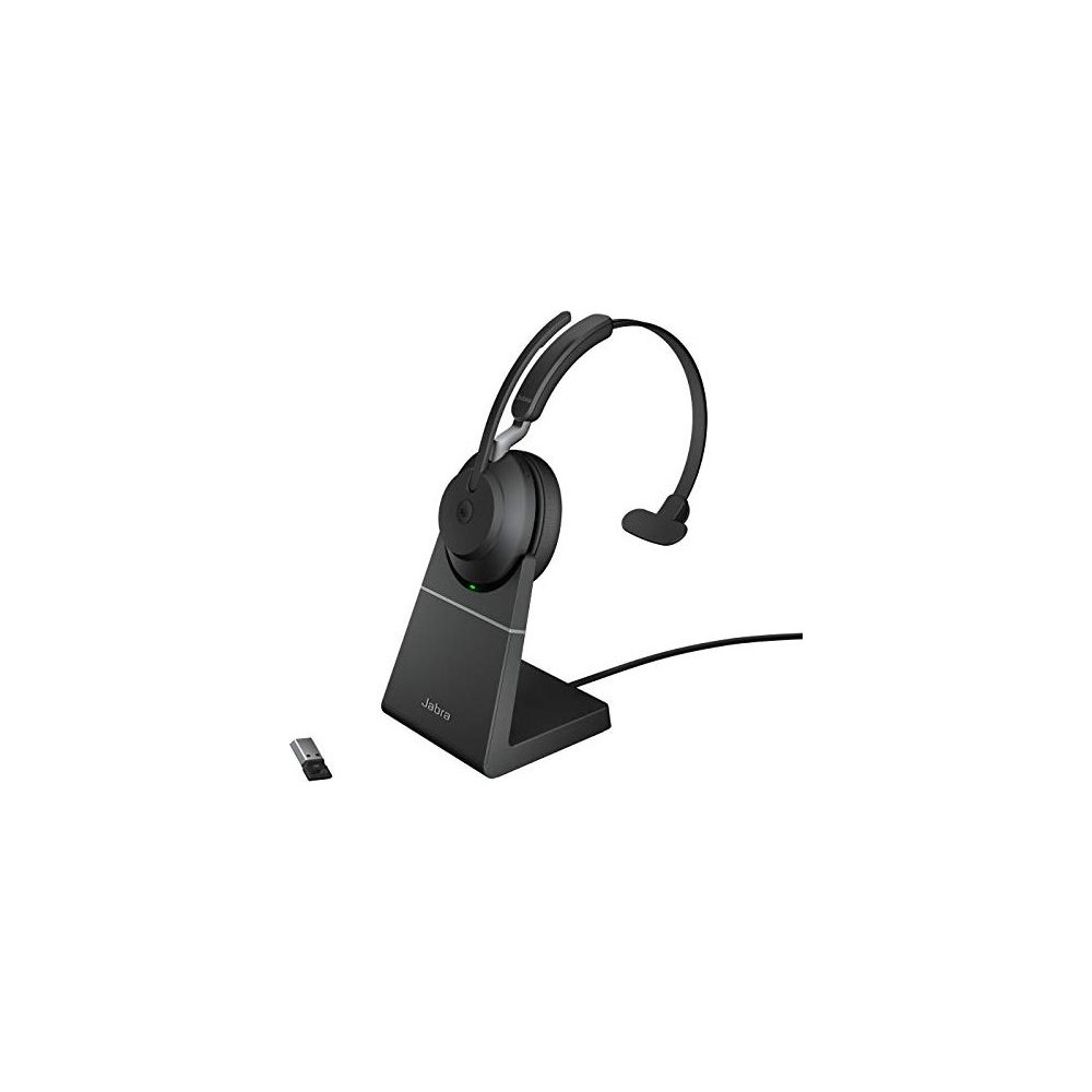 Produktbild för Jabra Evolve2 65 MS Mono - headset - USB-A - med laddningsställ