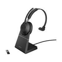 Produktbild för Jabra Evolve2 65 MS Mono - headset - USB-A - med laddningsställ