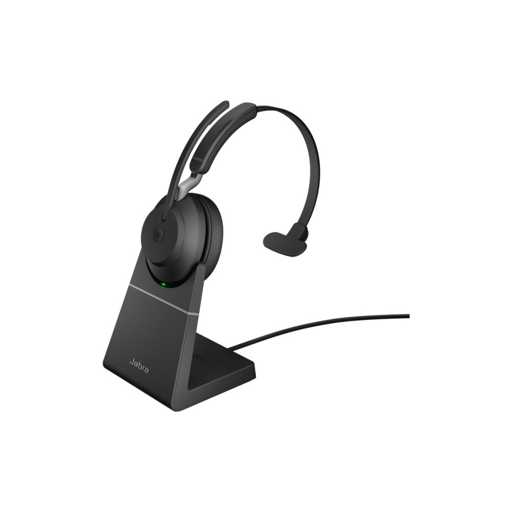 Produktbild för Jabra Evolve2 65 MS Mono - headset - USB-A - med laddningsställ