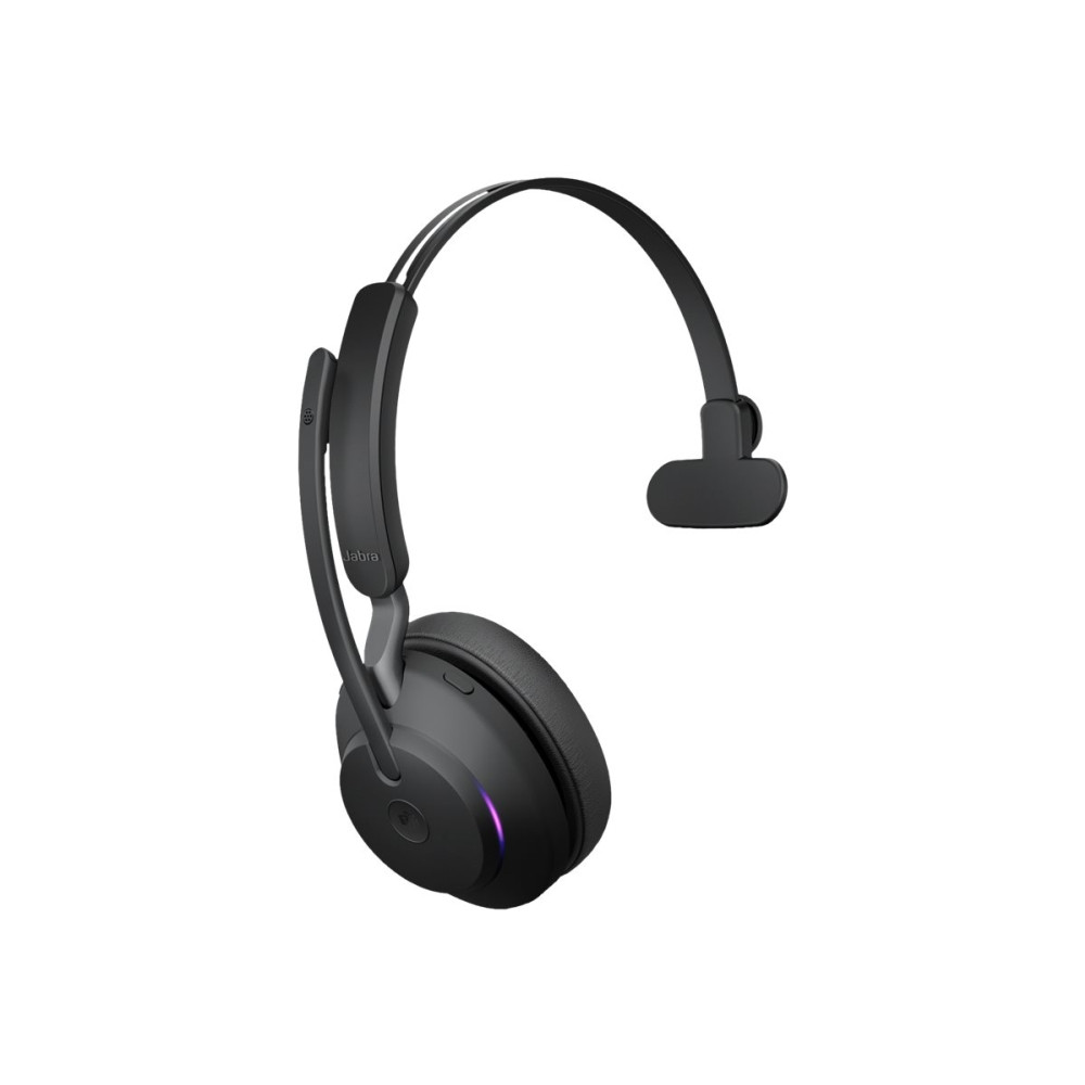 Produktbild för Jabra Evolve2 65 MS Mono - headset - USB-A - med laddningsställ
