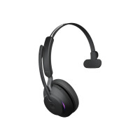 Produktbild för Jabra Evolve2 65 MS Mono - headset - USB-A - med laddningsställ