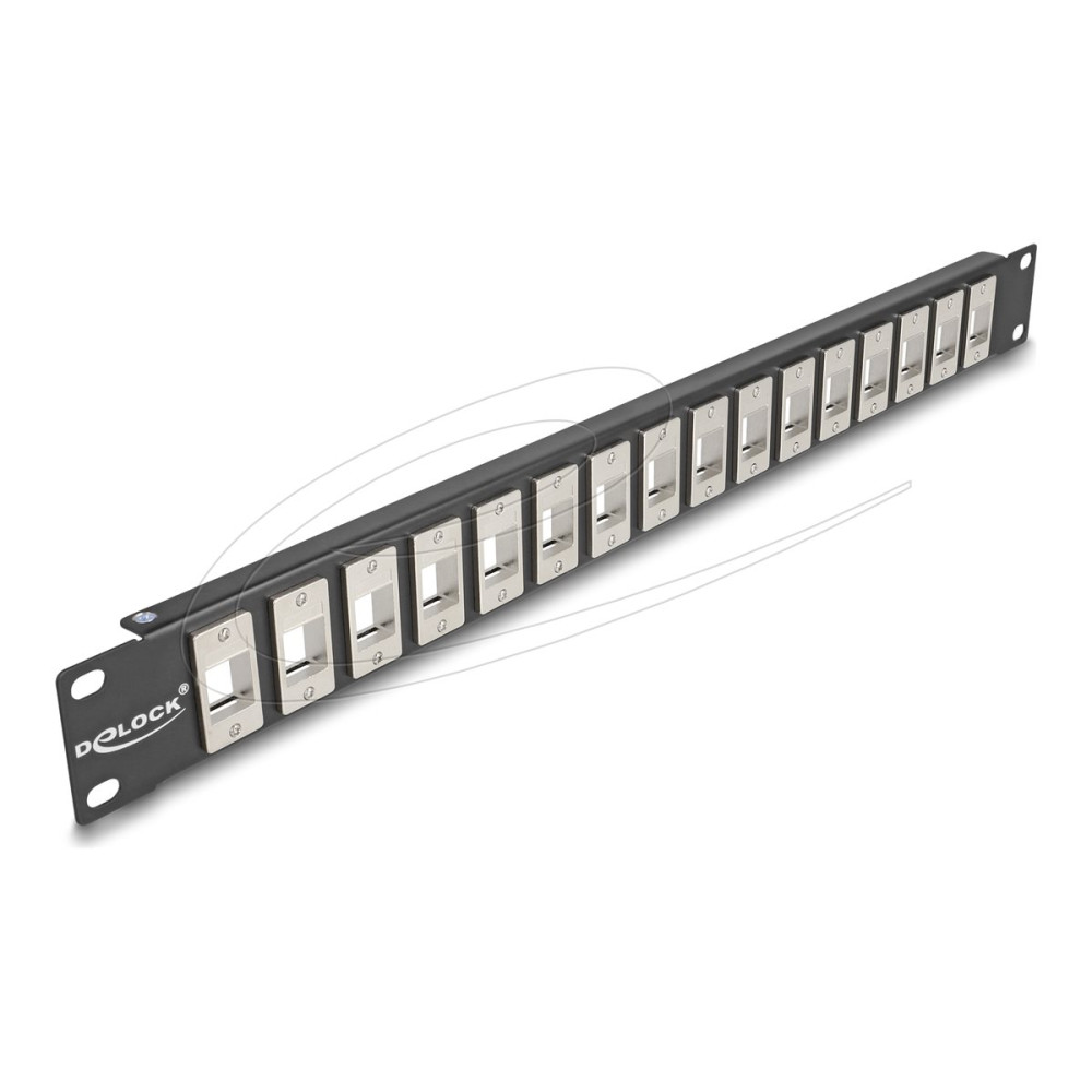 Produktbild för Delock kopplingspanel (tom) - 1U - 19"