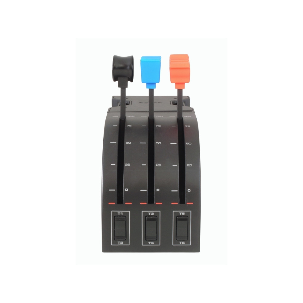 Produktbild för Logitech Flight Throttle Quadrant - spjäll - kabelansluten