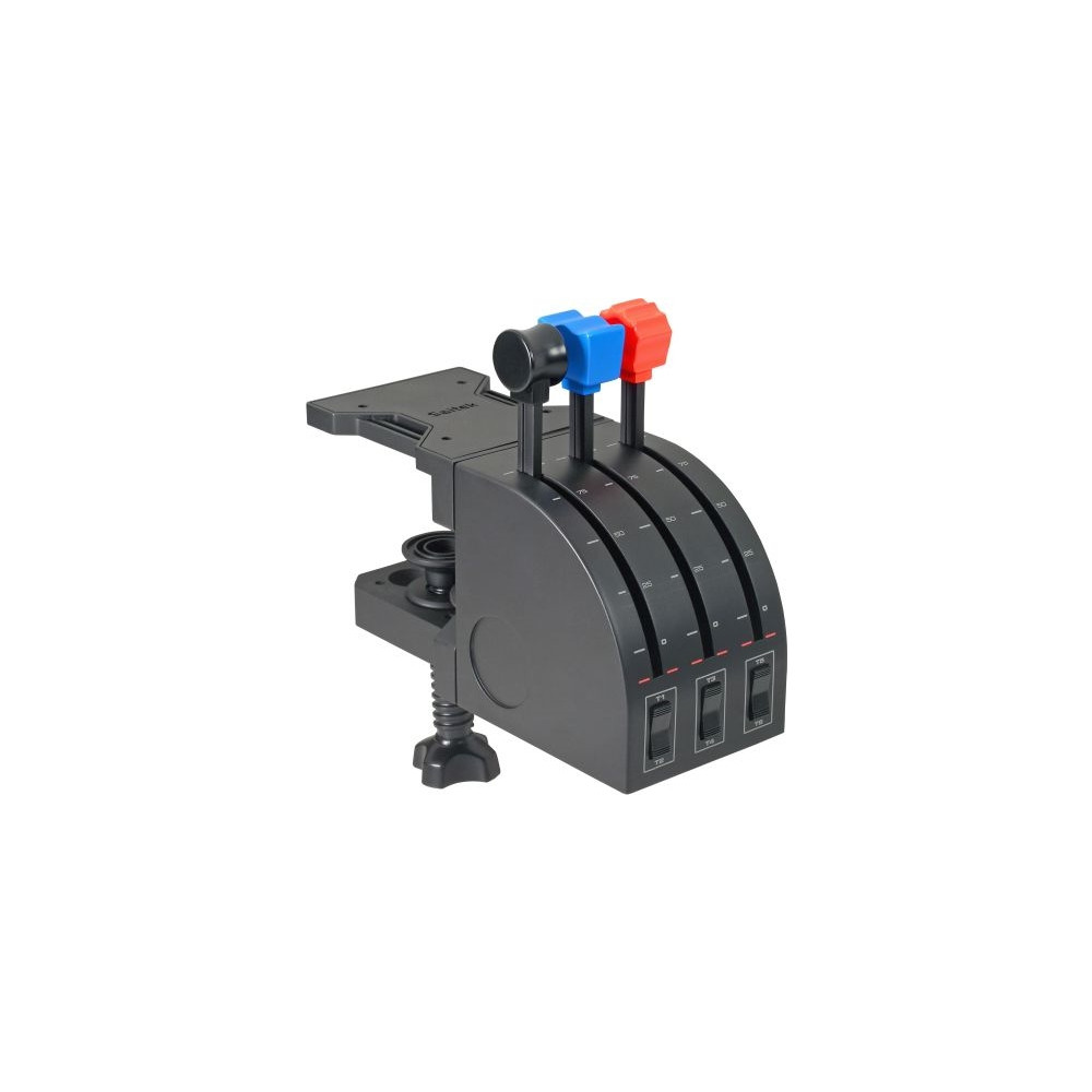 Produktbild för Logitech Flight Throttle Quadrant - spjäll - kabelansluten