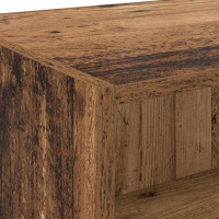 Produktbild för Skåp Gammalt trä 80 x 42,5 x 185 cm Konstruerat trä