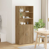Produktbild för Skåp Artisan Ek 80 x 42,5 x 185 cm Konstruerat trä