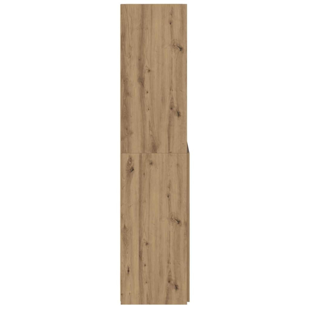 Produktbild för Skåp Artisan Ek 80 x 42,5 x 185 cm Konstruerat trä