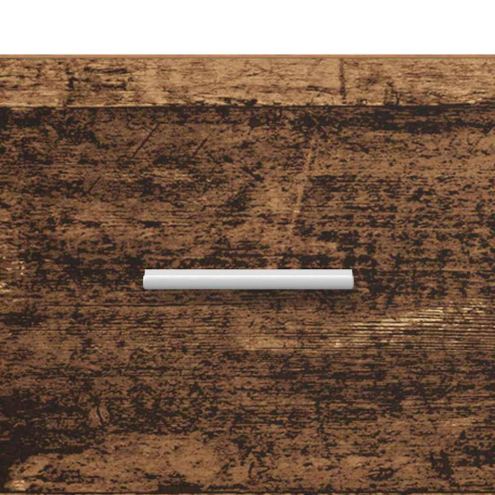 Produktbild för Skåp med låda Gammalt trä 40 x 42,5 x 185 cm Konstruerat trä