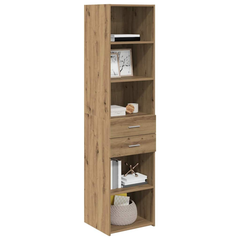Produktbild för Skåp med låda Artisan Ek 45 x 42,5 x 185 cm Konstruerat trä