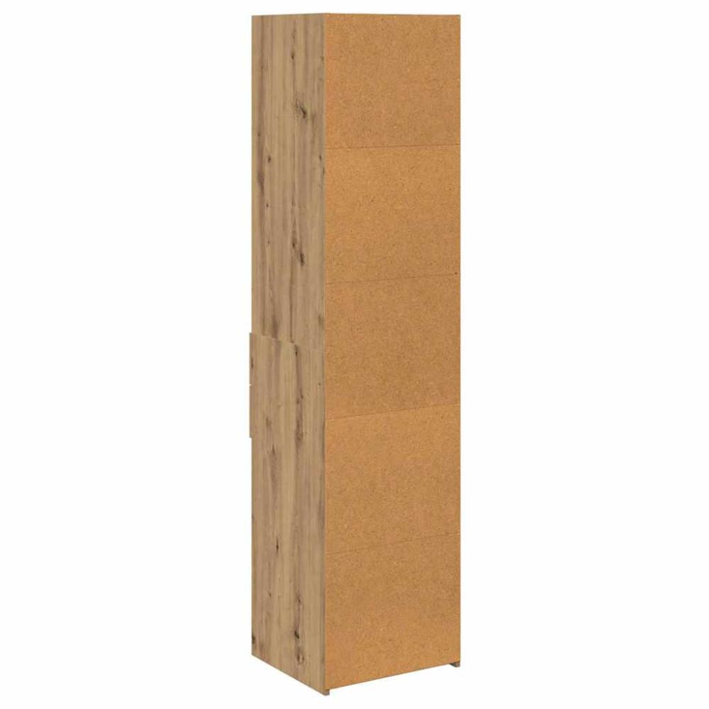 Produktbild för Skåp med låda Artisan Ek 45 x 42,5 x 185 cm Konstruerat trä