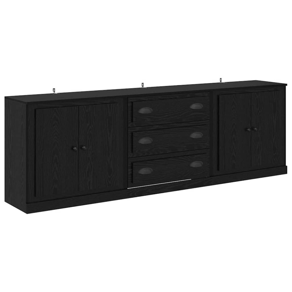 Produktbild för Skåp 3 pcs Artisan-ek 210 x 35,5 x 67,5 cm Konstruerat trä