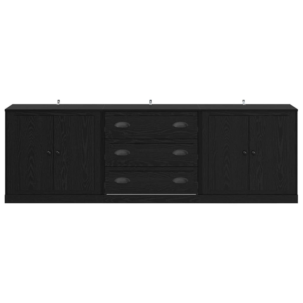 Produktbild för Skåp 3 pcs Artisan-ek 210 x 35,5 x 67,5 cm Konstruerat trä