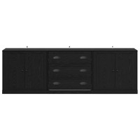 Produktbild för Skåp 3 pcs Artisan-ek 210 x 35,5 x 67,5 cm Konstruerat trä