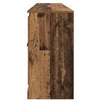 Produktbild för Skåp 3 pcs Svart ek 210 x 35,5 x 67,5 cm Konstruerat trä