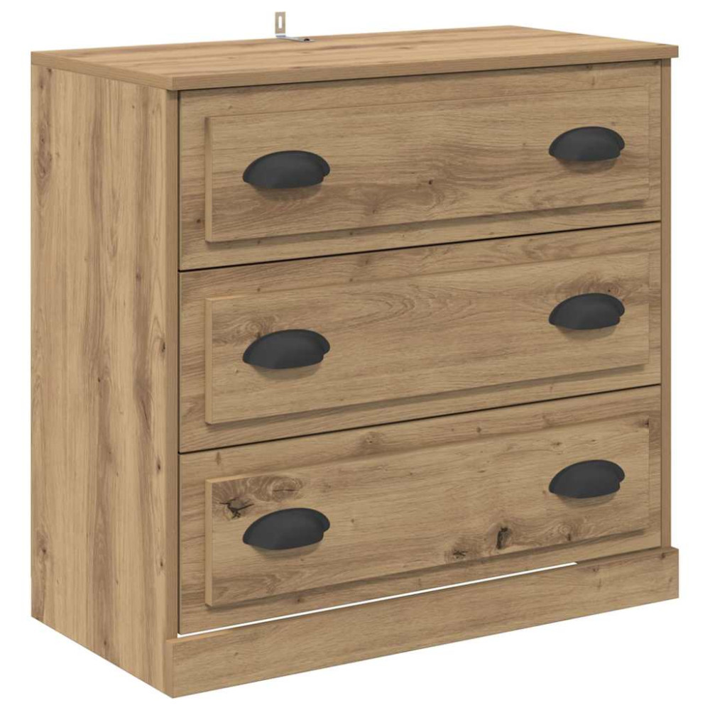 Produktbild för Skåp 2 pcs Artisan Ek 70 x 35,5 x 67,5 cm Konstruerat trä