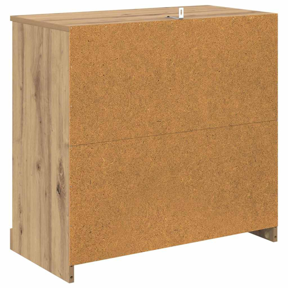 Produktbild för Skåp 2 pcs Artisan Ek 70 x 35,5 x 67,5 cm Konstruerat trä
