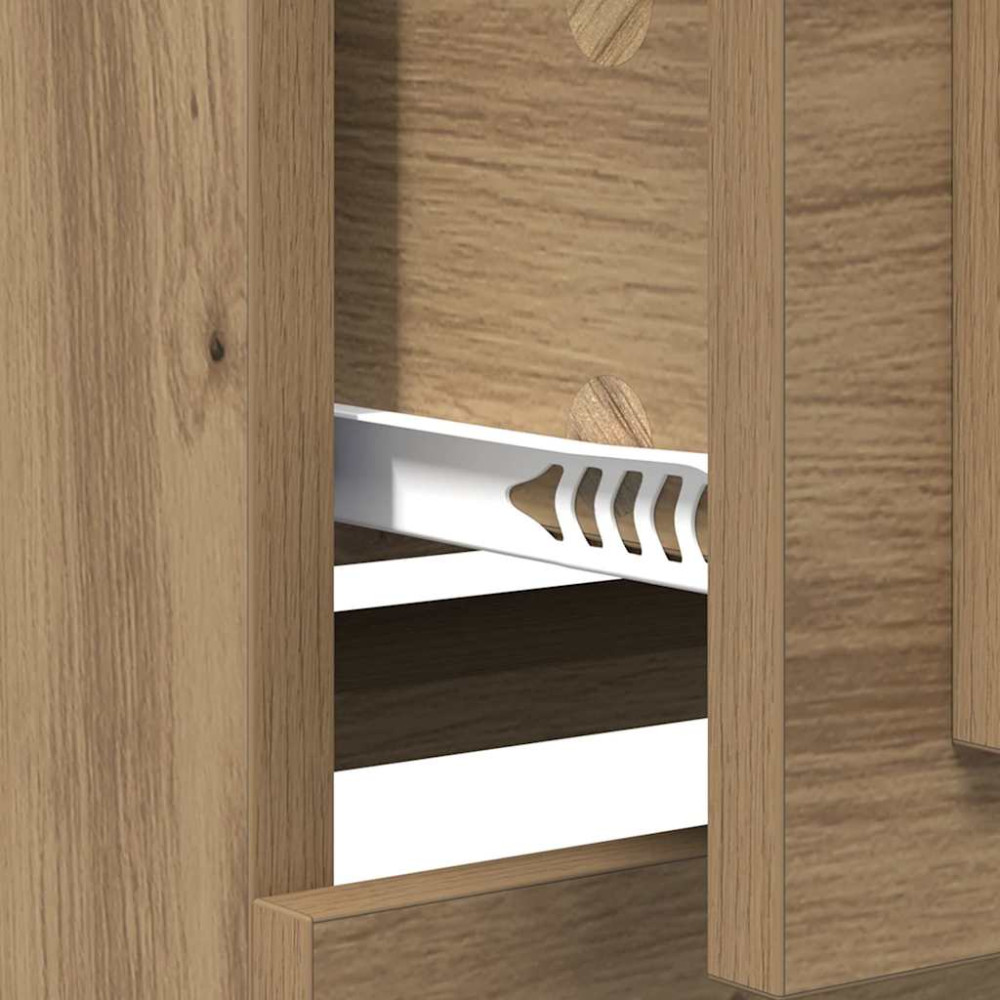 Produktbild för Skåp 2 pcs Artisan Ek 70 x 35,5 x 67,5 cm Konstruerat trä