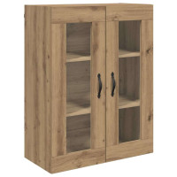 Produktbild för Väggskåp 2 pcs Artisan Ek 69,5 x 34 x 90 cm Konstruerat trä