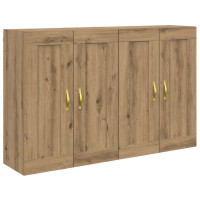 Produktbild för Väggmonterat skåp 2 pcs Artisan Ek 69,5 x 34 x 90 cm