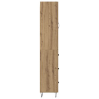 Produktbild för Skåp med låda Artisan Ek 34,5 x 34 x 90 cm Konstruerat trä
