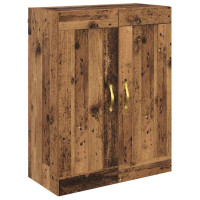Produktbild för Skåp Gammalt trä 69,5 x 34 x 90 cm Konstruerat trä