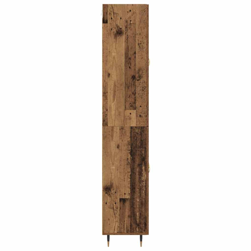 Produktbild för Skåp Gammalt trä 69,5 x 34 x 90 cm Konstruerat trä