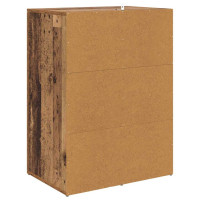 Produktbild för Skåp Corona 2 pcs Gammalt trä 59 x 39 x 80 cm Konstruerat trä