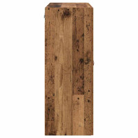 Produktbild för Väggmonterat skåp 2 pcs Gammalt trä 69,5 x 34 x 90 cm