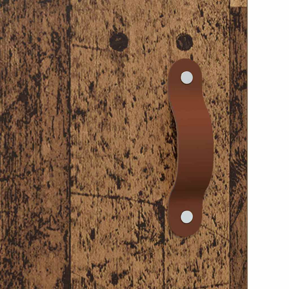 Produktbild för Väggmonterat skåp 2 pcs Gammalt trä 69,5 x 34 x 90 cm