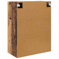 Produktbild för Väggmonterat skåp 2 pcs Gammalt trä 69,5 x 34 x 90 cm