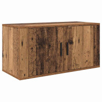 Produktbild för Väggmonterad TV-byrå Set 3 pcs Gammalt trä 80 x 34,5 x 40 cm