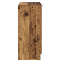 Produktbild för Skåp med låda 2 pcs Gammalt trä 60 x 30 x 70 cm Konstruerat trä