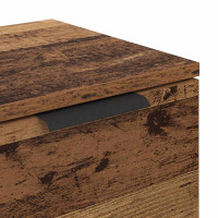 Produktbild för Skåp med låda 2 pcs Gammalt trä 60 x 30 x 70 cm Konstruerat trä