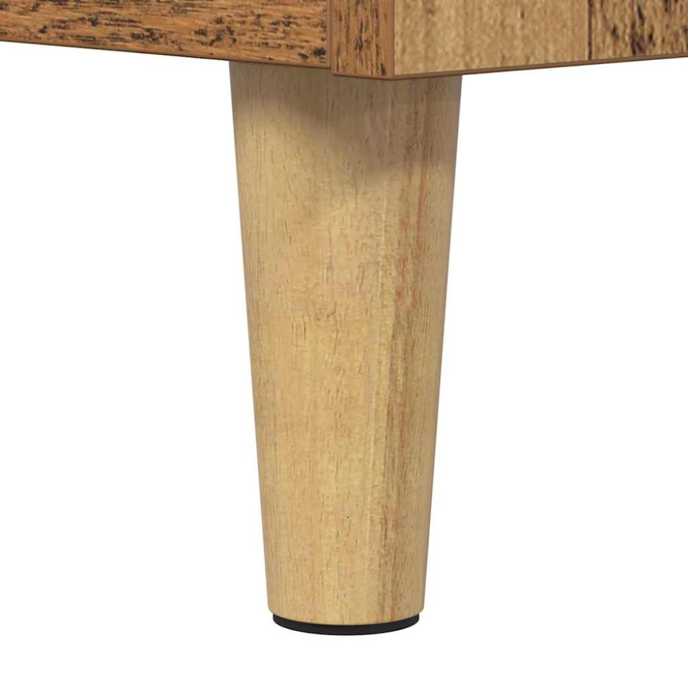 Produktbild för Skåp 2 pcs Gammalt trä 60 x 35 x 70 cm Konstruerat trä